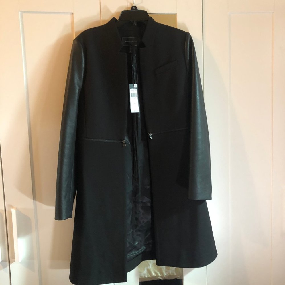 BCBGeneration Black A-line Coat